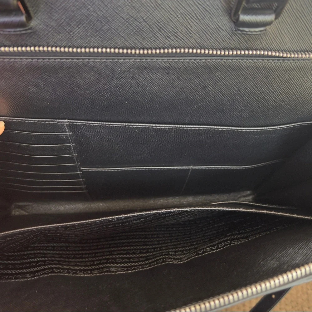 Prada Saffiano Leather Briefcase - Picture 6 of 16
